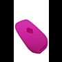 Capa silicone Renault, três botões, rosa
