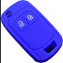 Capa silicone Opel, flip dois botões, azul