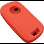 Capa silicone Opel, flip dois botões, vermelho
