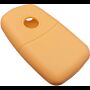 Capa silicone Volkswagen, três botões, laranja