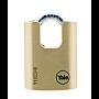Aloquete Yale 40mm latão arco protegido