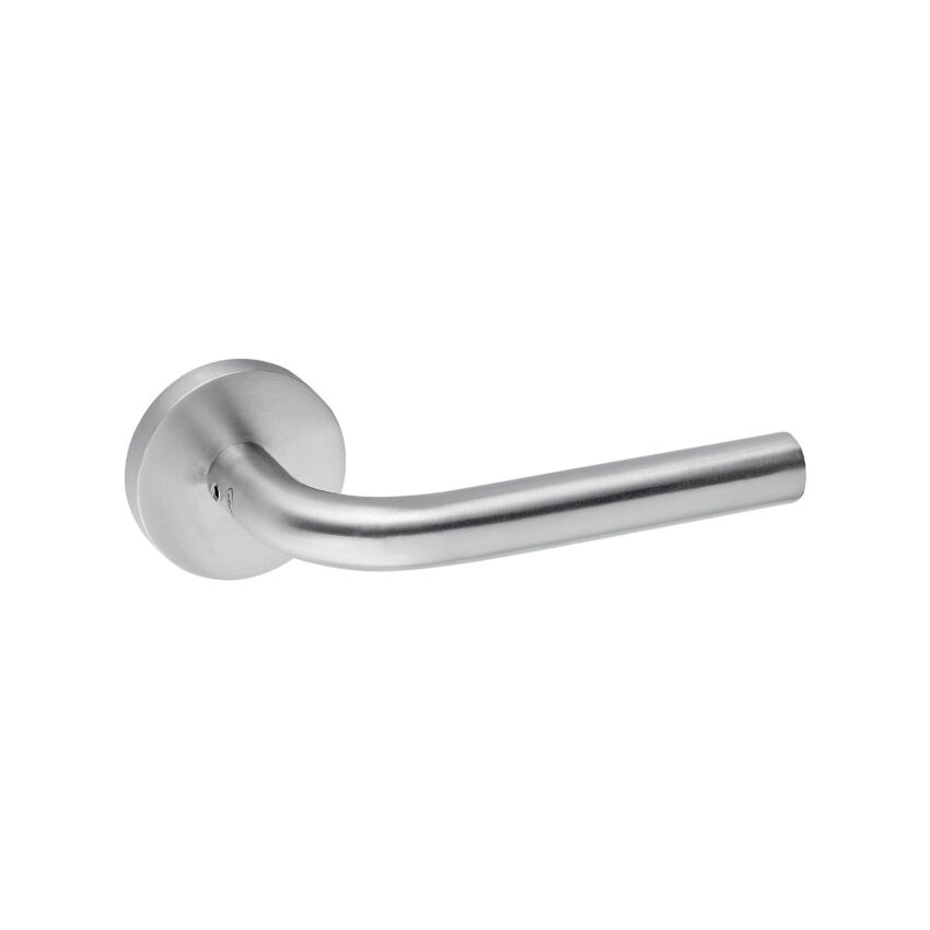 Puxador de muleta JNF, sem roseta, inox satinado