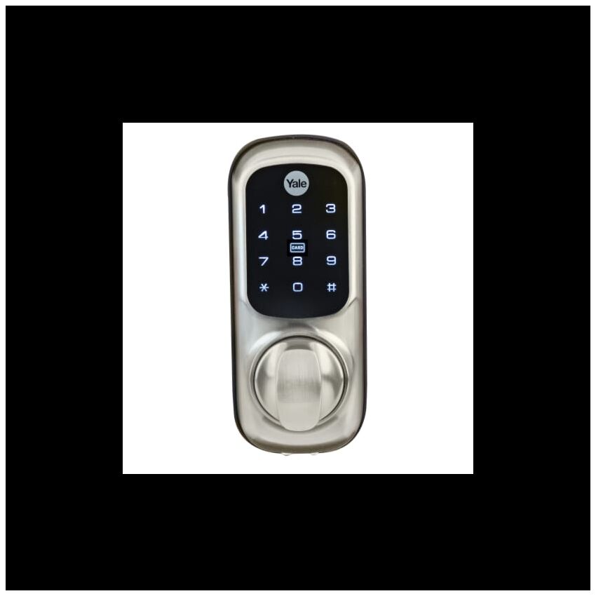 FECH YALE KEYLESS DE SOBREPOR CROMADA SATINADA YD-01-CON-NOMOD-CH