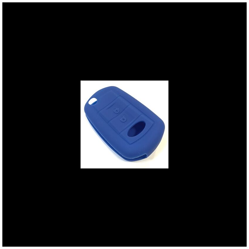 Capa silicone Land Rover, flip três botões, azul