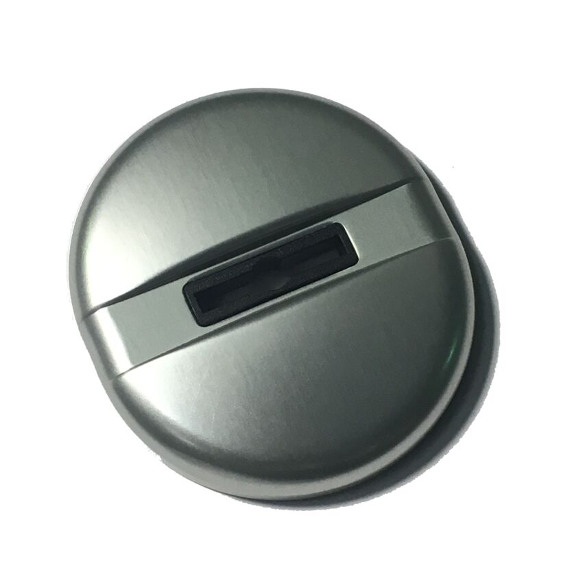 Espelho oval exterior Dierre, para chave de duplo palhetão, cromado