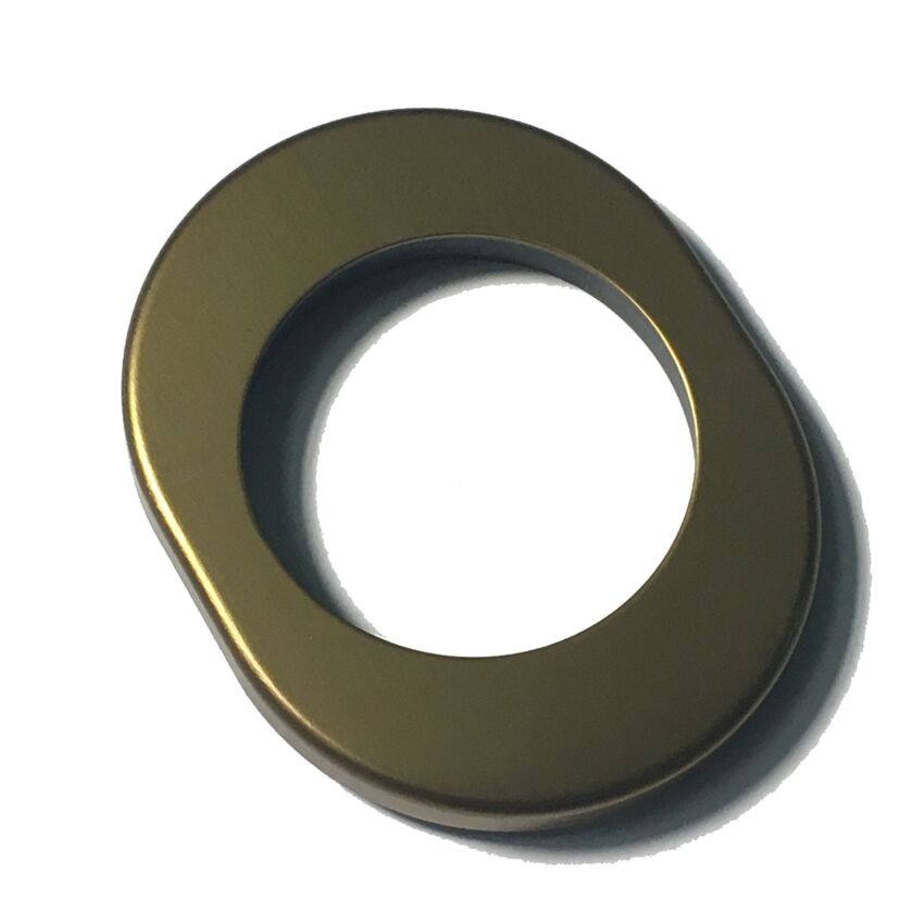Espelho oval exterior Dierre, para escudo de segurança de 42 mm, bronze