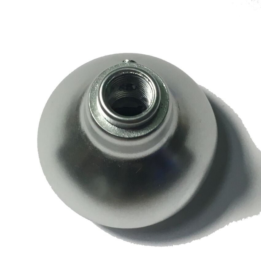 Puxador redondo Dierre New Creta PM000022, fixo, prateado
