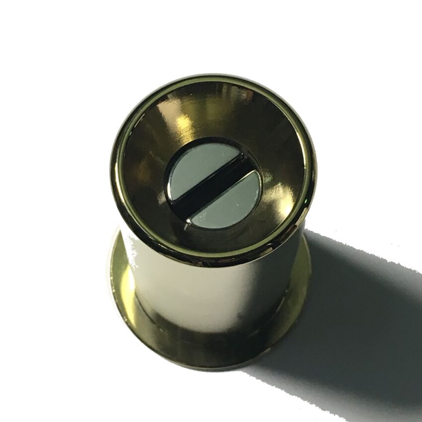 Escudo de segurança Mottura para cilindro Fichet, dourado, 67 mm