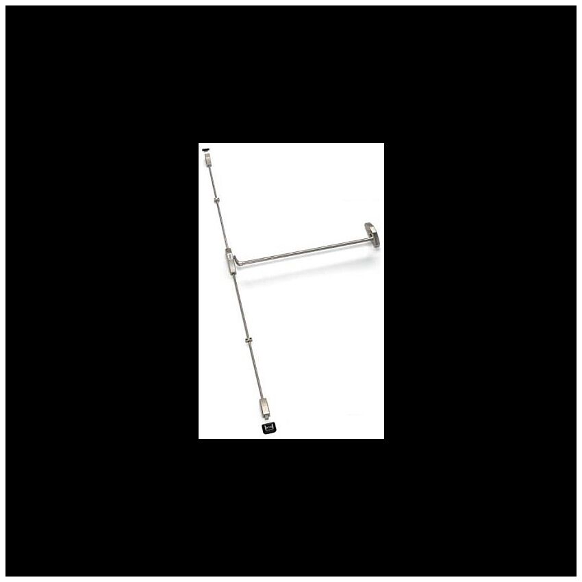 Barra antipânico Tesa 1930 de sobrepor, com 2 pontos de fecho verticais, em inox