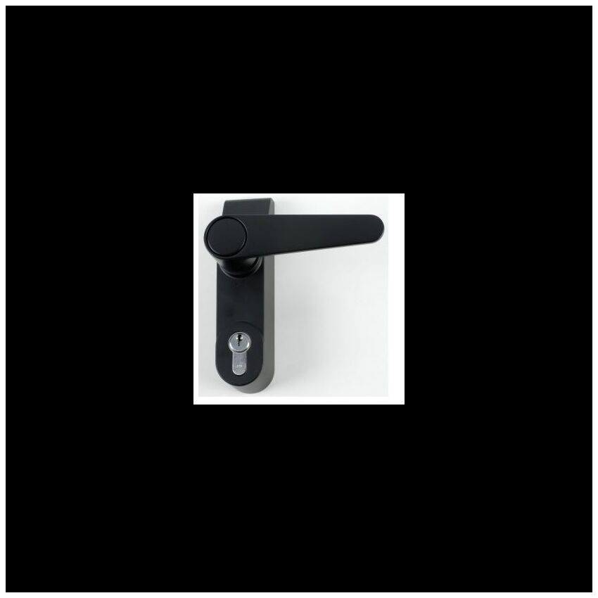 Puxador de muleta Yale MMPS3SCNEY, modelar, cego, negro
