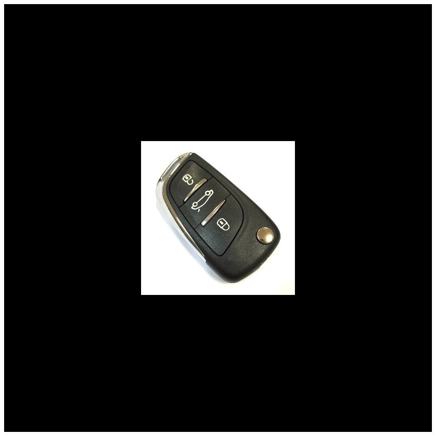 Comando KD 3 Botões Tipo PSA C/transponder