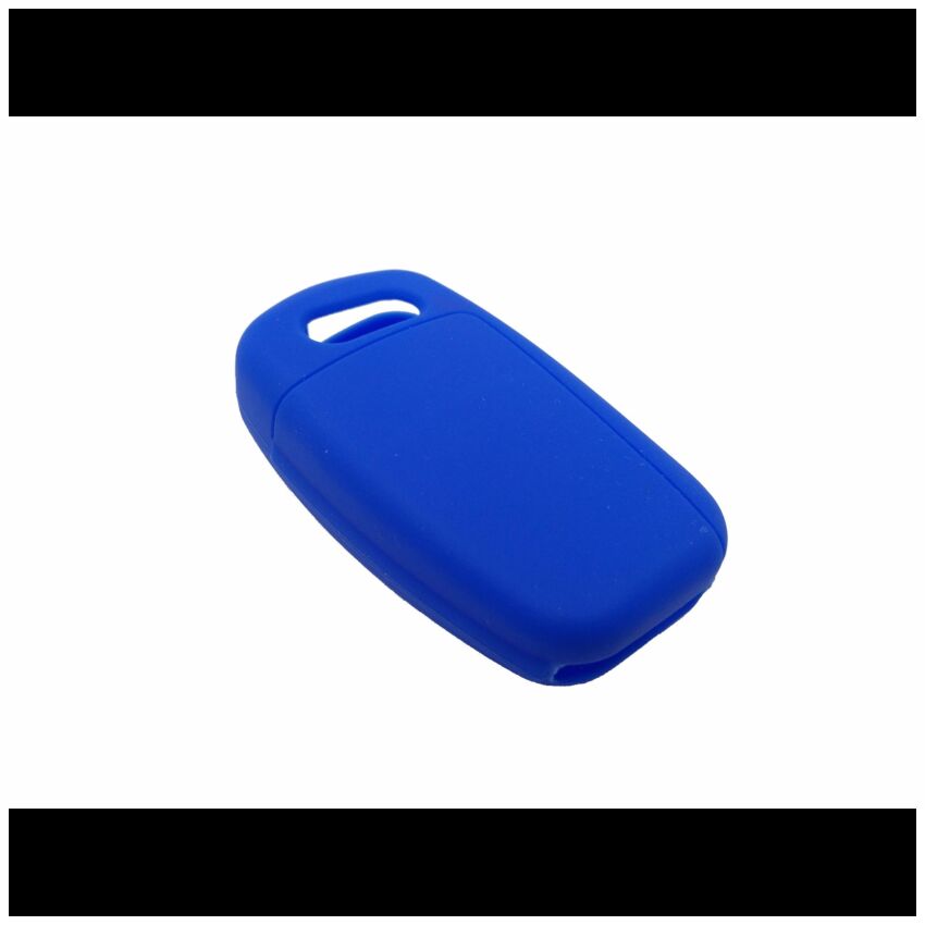 Capa silicone Audi, três botões, azul