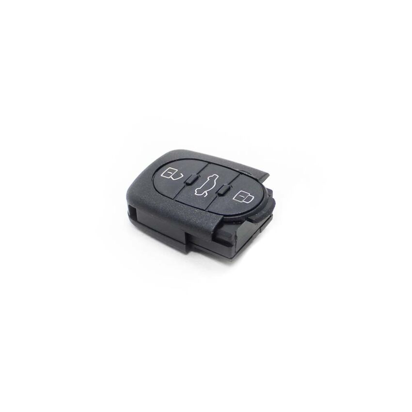 Caixa Para Comando Audi Flip 3 Botões (Pilha CR2032)