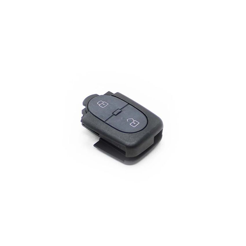 Caixa Para Comando Audi Flip 2 Botões Com Botão de Emergência (Pilha CR1620)