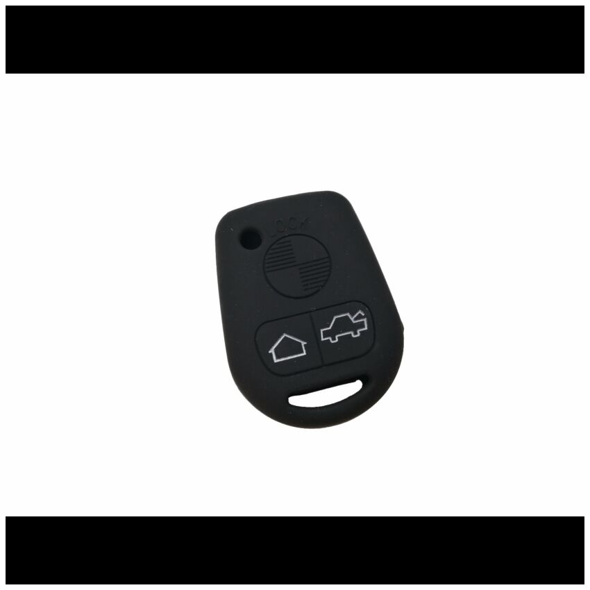 Capa silicone BMW, três botões, negro