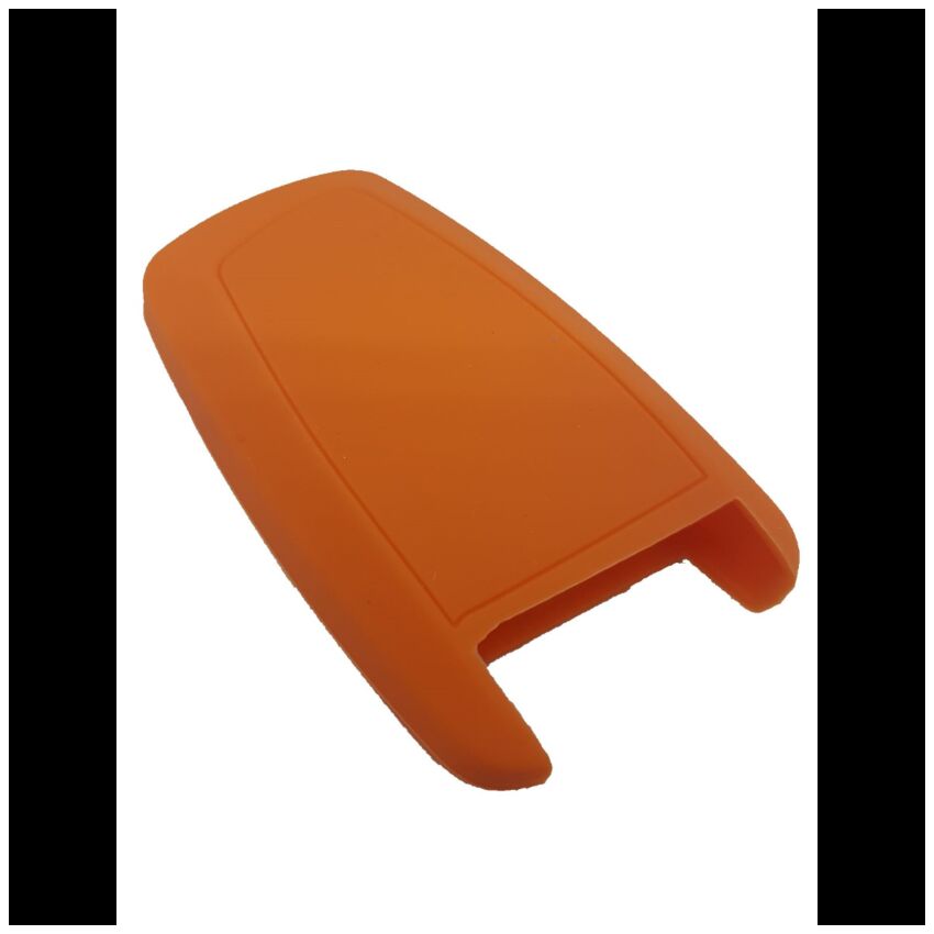 Capa silicone BMW, três botões, laranja