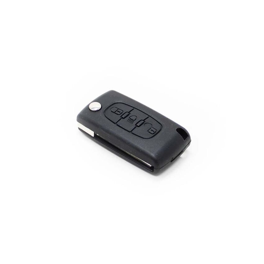 Caixa Para Comando Citroën Flip 3 Botões (Luz) Pilha na Placa