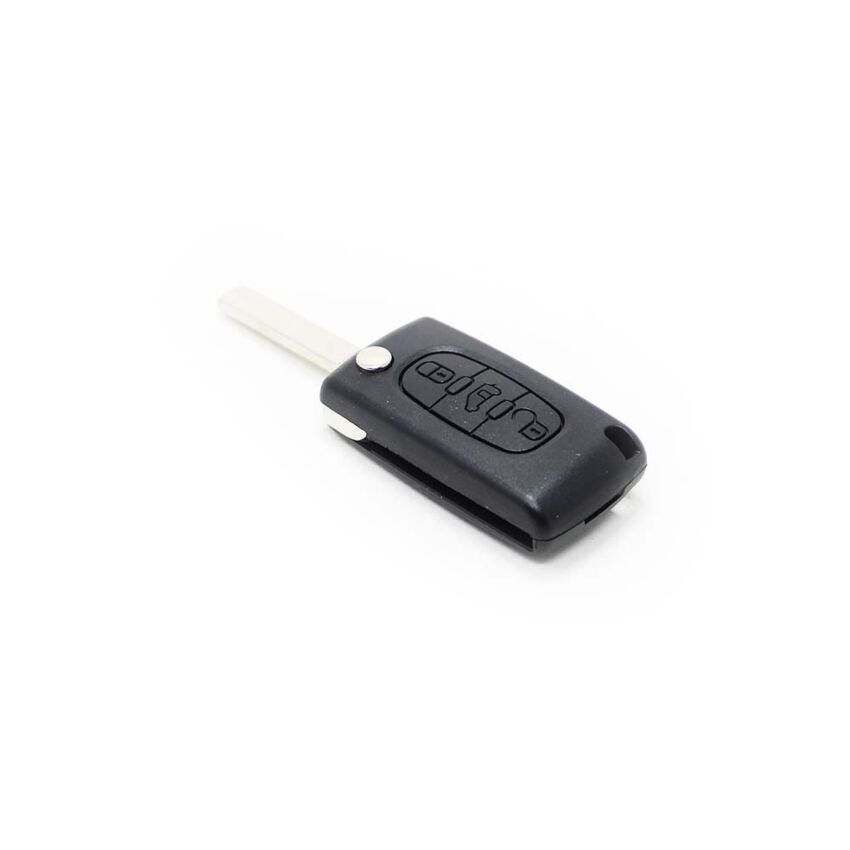 Caixa Para Comando Citroën Flip 3 Botões (Carrinha) Pilha na Carcaça
