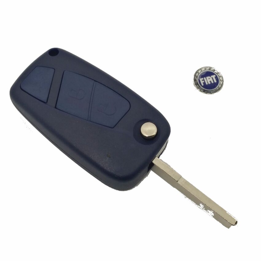 Caixa Para Comando Fiat Flip 3 Botões Pilha Lateral