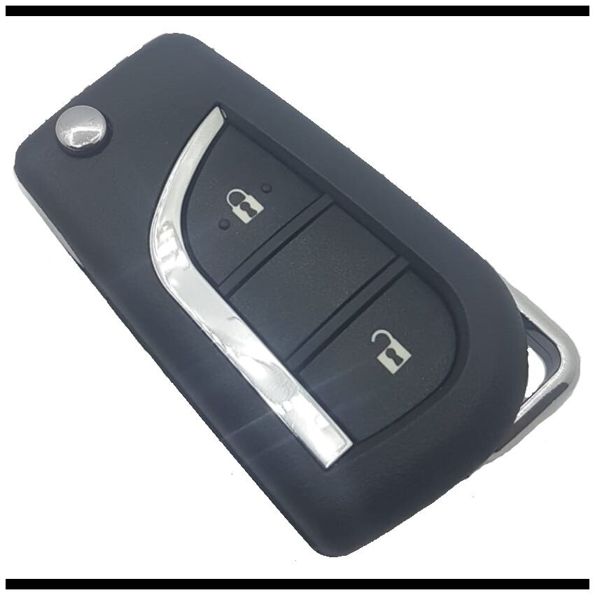 Caixa Para Comando Toyota Flip 2 Botões