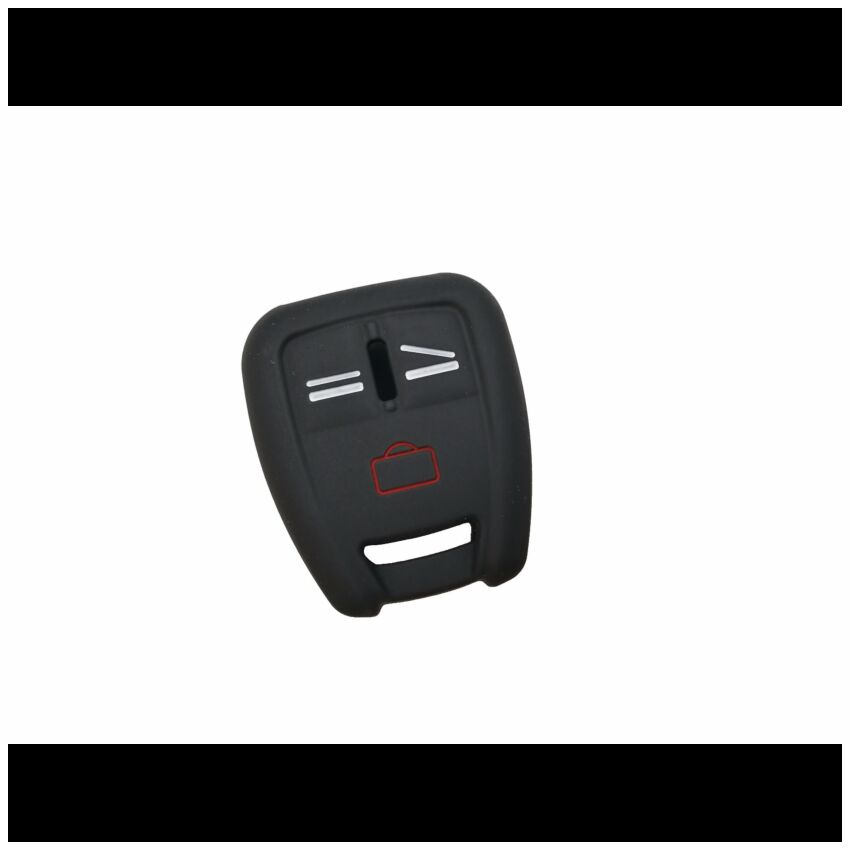 Capa silicone Opel, três botões, negra