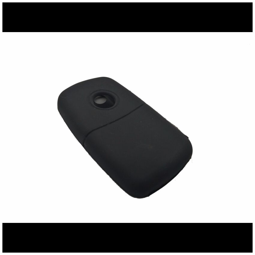 Capa silicone Volkswagen, três botões, negra