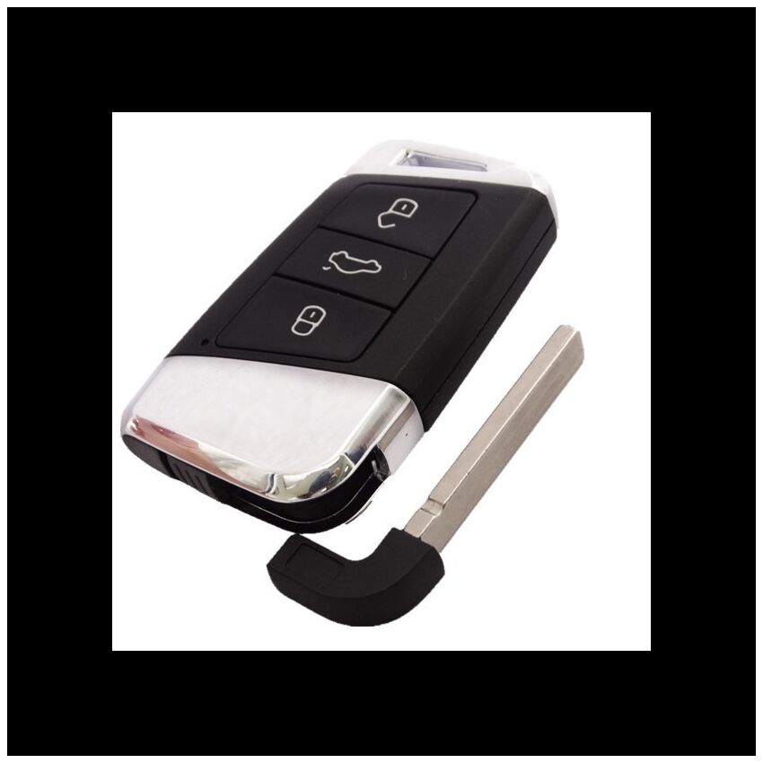Caixa Para Comando Volkswagen Keyless 3 Botões