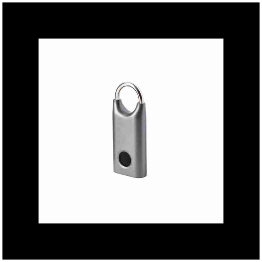 Aloquete Lexon com abertura por impressão digital, metallic grey (cinzento)