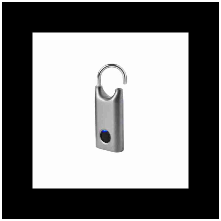 Aloquete Lexon com abertura por impressão digital, metallic grey (cinzento)