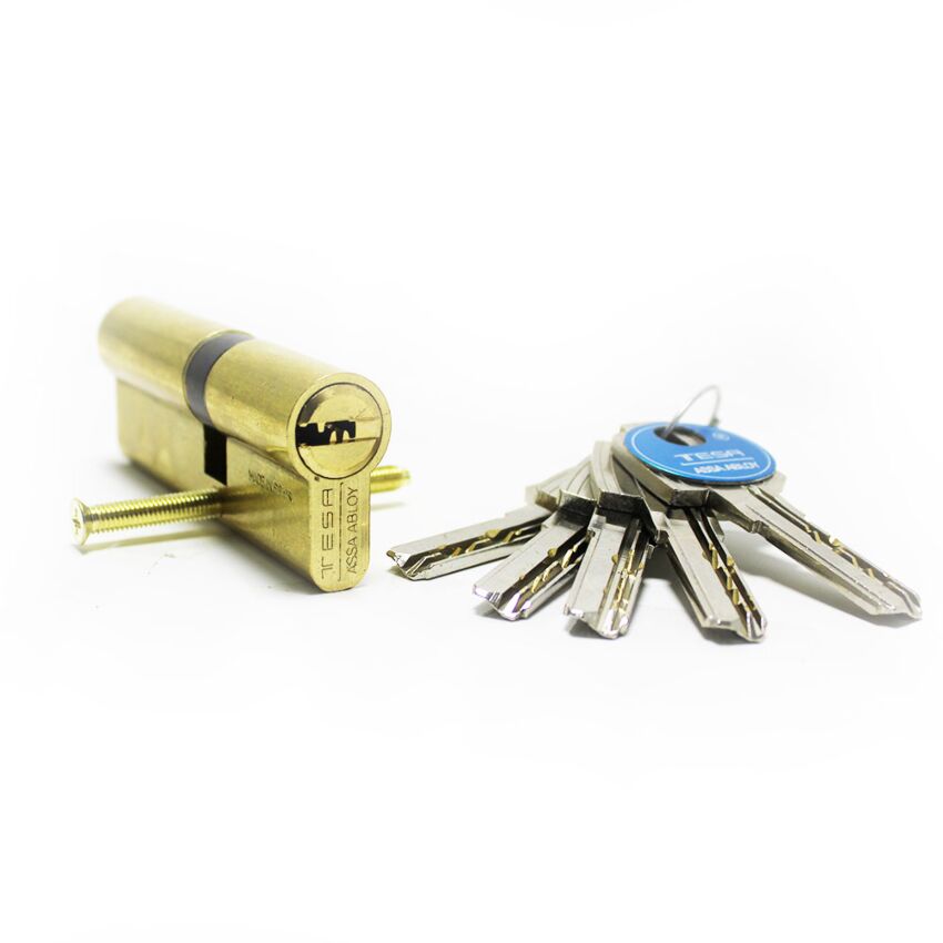 Cilindro Tesa T60 30x60mm latonado