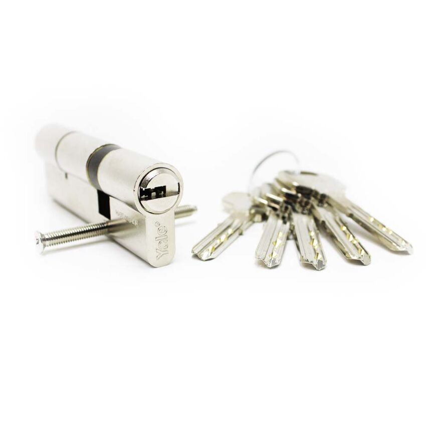 Cilindro Yale YL6 30x60mm niquelado