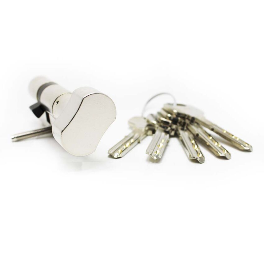 Cilindro Yale YL6 de botão 30x30mm niquelado