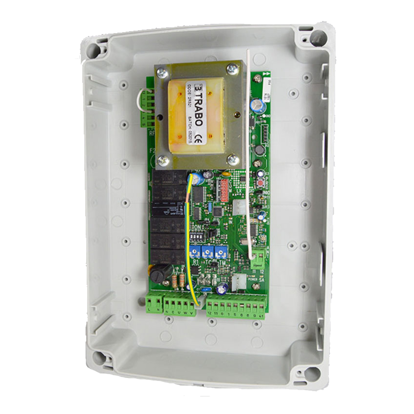 Quadro elétrico Ditec E1A para 1 motor de 230 Vca/5A com rádio 433 mhz