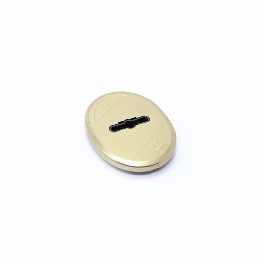 Espelho oval Mottura, para chave de duplo palhetão, bronze