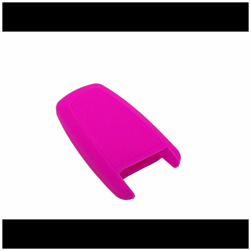 Capa silicone BMW, três botões, rosa