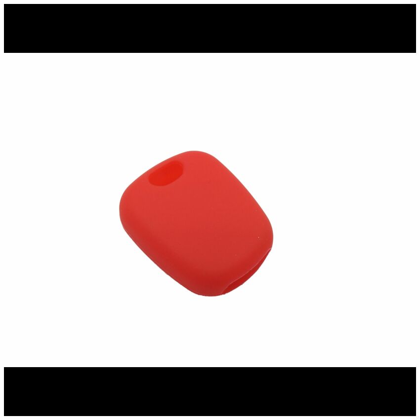 Capa silicone Peugeot, dois botões, vermelho