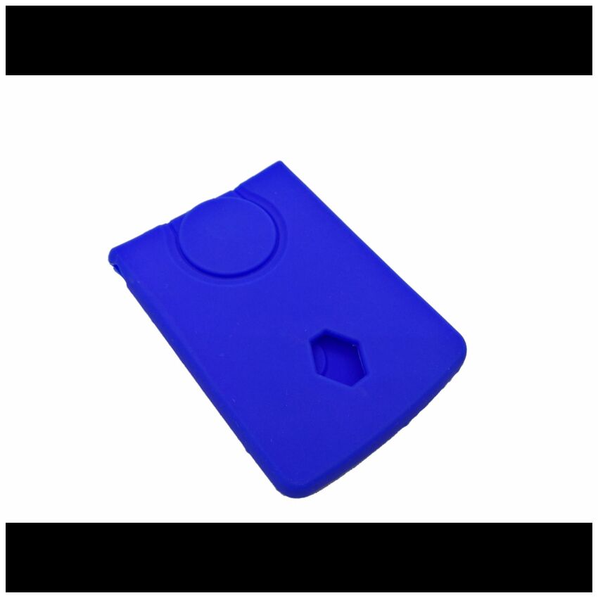 Capa silicone Renault, quatro botões, azul