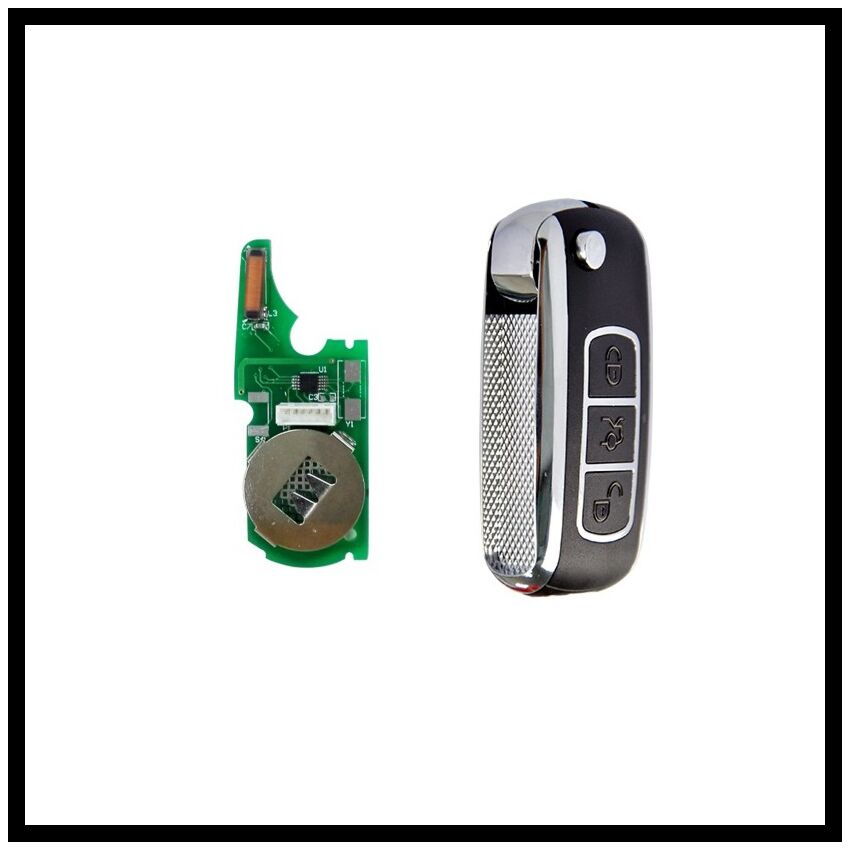 Comando KD 3 Botões Tipo  Bently C/Transponder