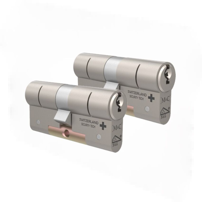 PACK 2 X CILINDROS M&C MATRIX 32mm X 32mm NIQ
