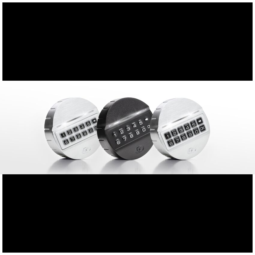 Fechadura UniversaL grande + Teclado Negro ABS