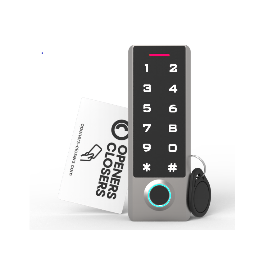 Teclado autonomo Openers e Closers AC330 RFID + Impressão Digital