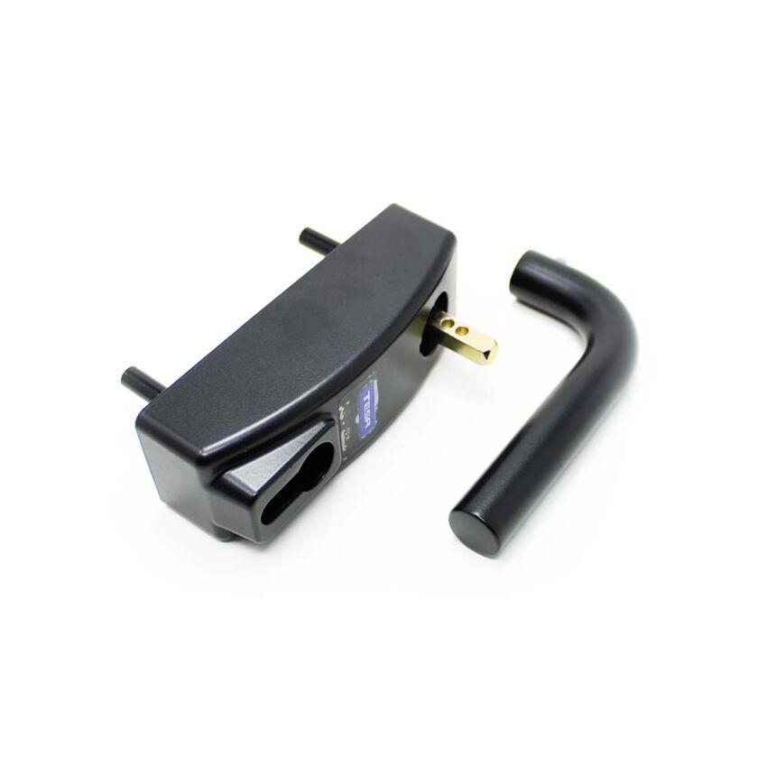 Puxador de muleta Tesa MMODMBSCNE, modular, negro