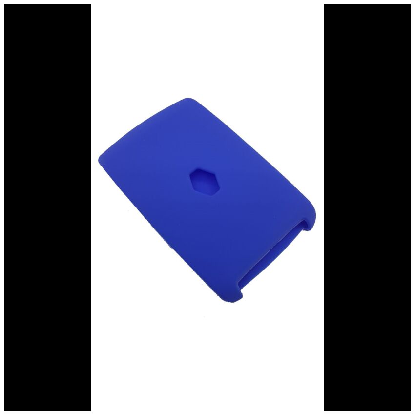 Capa silicone Renault, quatro botões, Smartkey proximidade, azul