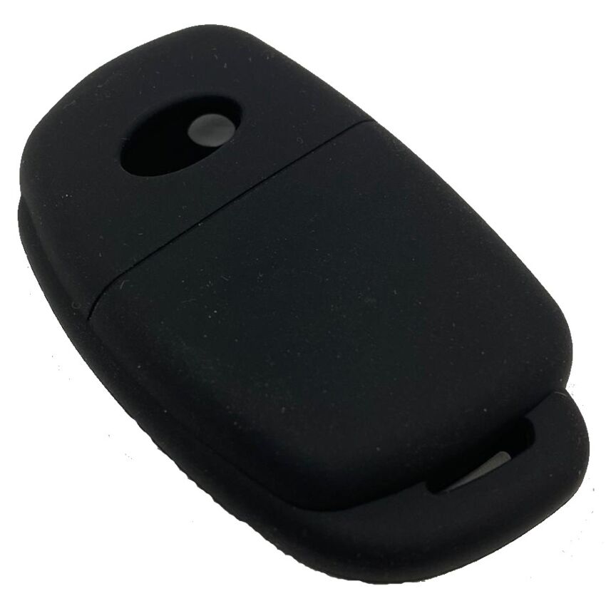 Capa silicone Hyundai, flip três botões, negro