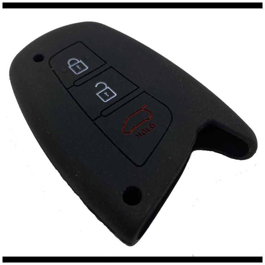 Capa silicone Hyundai, três botões de proximidade, negro