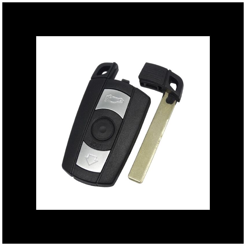 Caixa Para Comando BMW 3 Botões(Tampa P/Pilha)