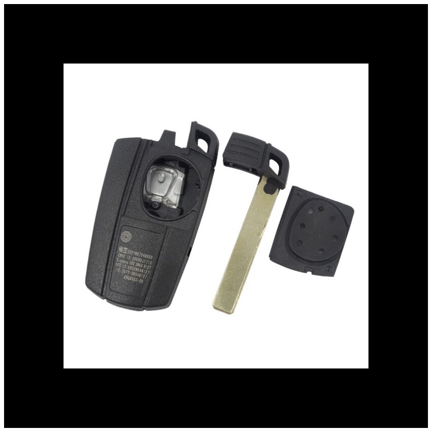 Caixa Para Comando BMW 3 Botões(Tampa P/Pilha)