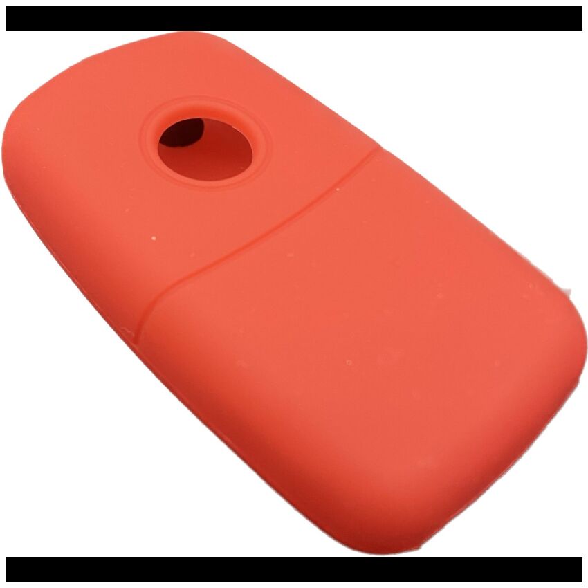 Capa silicone Volkswagen, três botões, vermelho