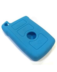Capa silicone BMW, três botões, azul bébé