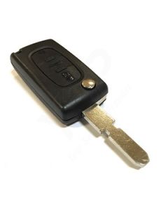 Caixa Para Comando Peugeot Flip 3 Botões (Mala) Pilha na Placa